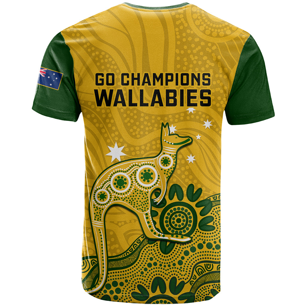 australia-rugby-t-shirt-wallabies-2023-kangaroo-indigenous-art