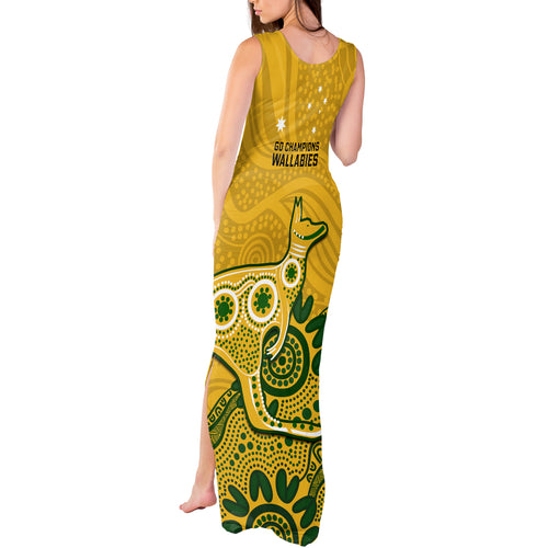 australia-rugby-tank-maxi-dress-wallabies-2023-kangaroo-indigenous-art