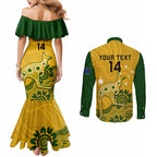 custom-australia-rugby-couples-matching-mermaid-dress-and-long-sleeve-button-shirts-wallabies-2023-kangaroo-indigenous-art
