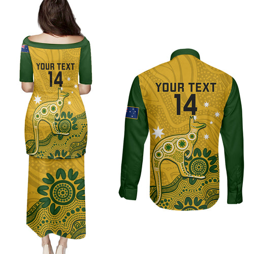 custom-australia-rugby-couples-matching-puletasi-dress-and-long-sleeve-button-shirts-wallabies-2023-kangaroo-indigenous-art