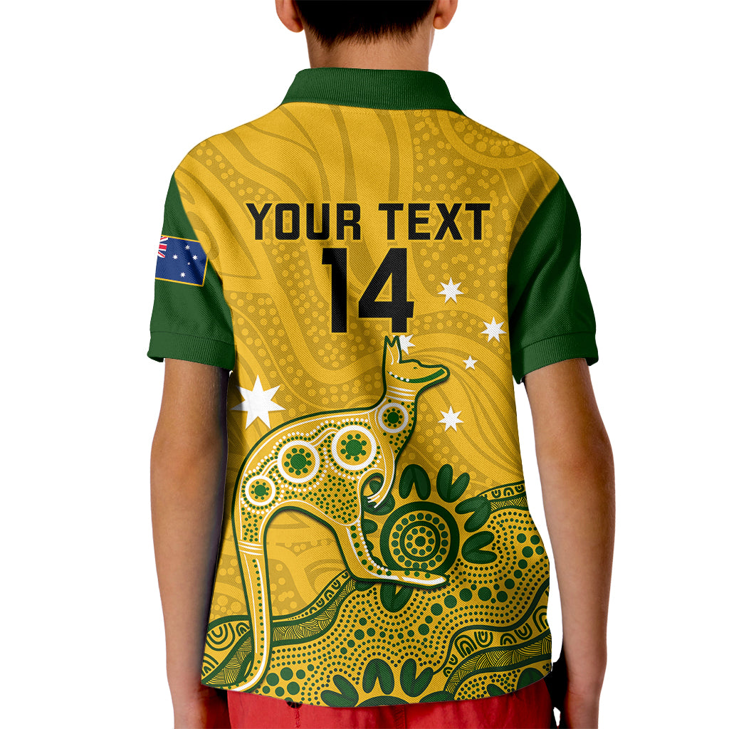 custom-australia-rugby-kid-polo-shirt-wallabies-2023-kangaroo-indigenous-art