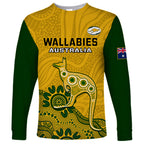 custom-australia-rugby-long-sleeve-shirt-wallabies-2023-kangaroo-indigenous-art