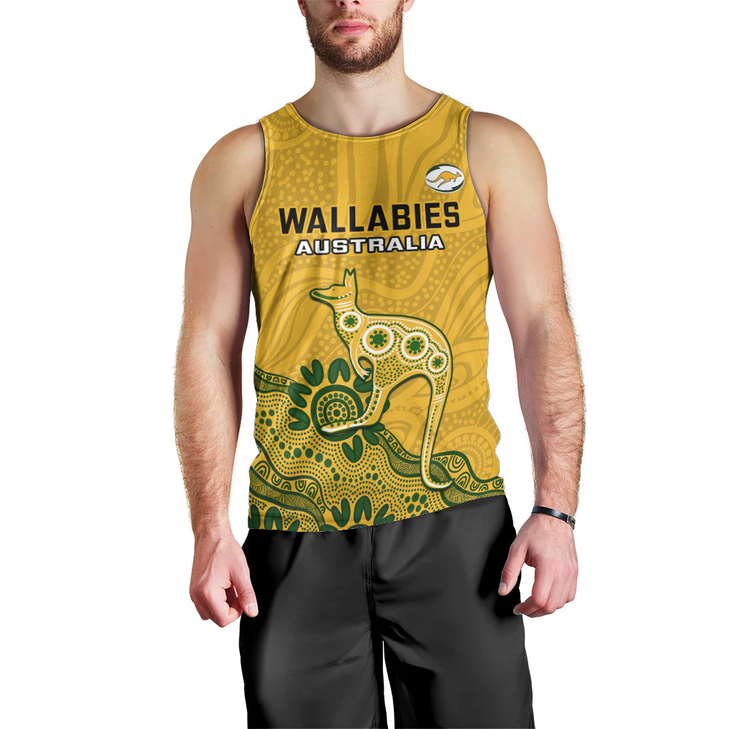 custom-australia-rugby-men-tank-top-wallabies-2023-kangaroo-indigenous-art