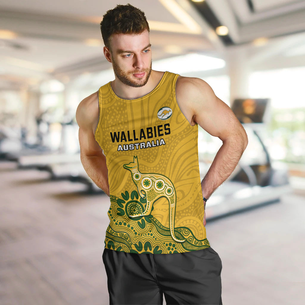 custom-australia-rugby-men-tank-top-wallabies-2023-kangaroo-indigenous-art