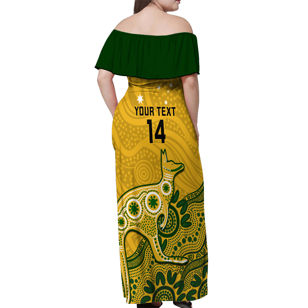 custom-australia-rugby-off-shoulder-maxi-dress-wallabies-2023-kangaroo-indigenous-art