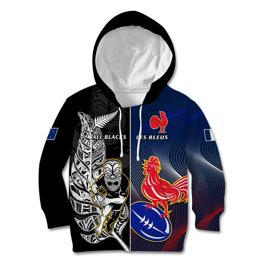 new-zealand-and-france-rugby-kid-hoodie-all-black-with-les-bleus-together-2023-world-cup