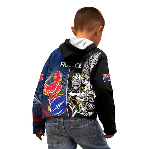 new-zealand-and-france-rugby-kid-hoodie-all-black-with-les-bleus-together-2023-world-cup