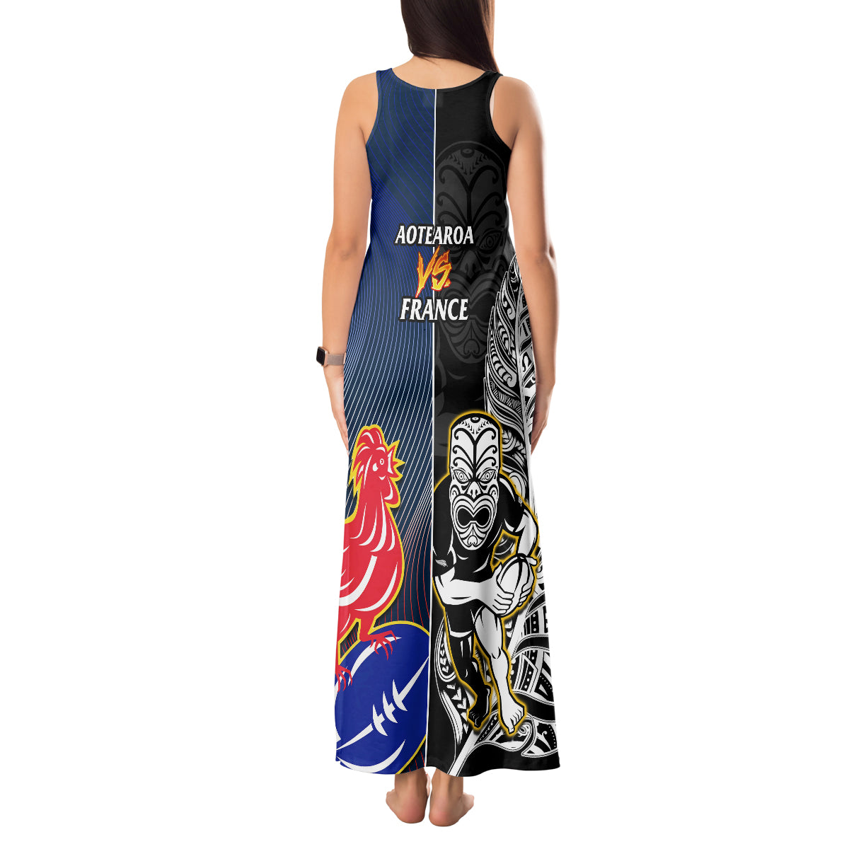 new-zealand-and-france-rugby-tank-maxi-dress-all-black-with-les-bleus-together-2023-world-cup