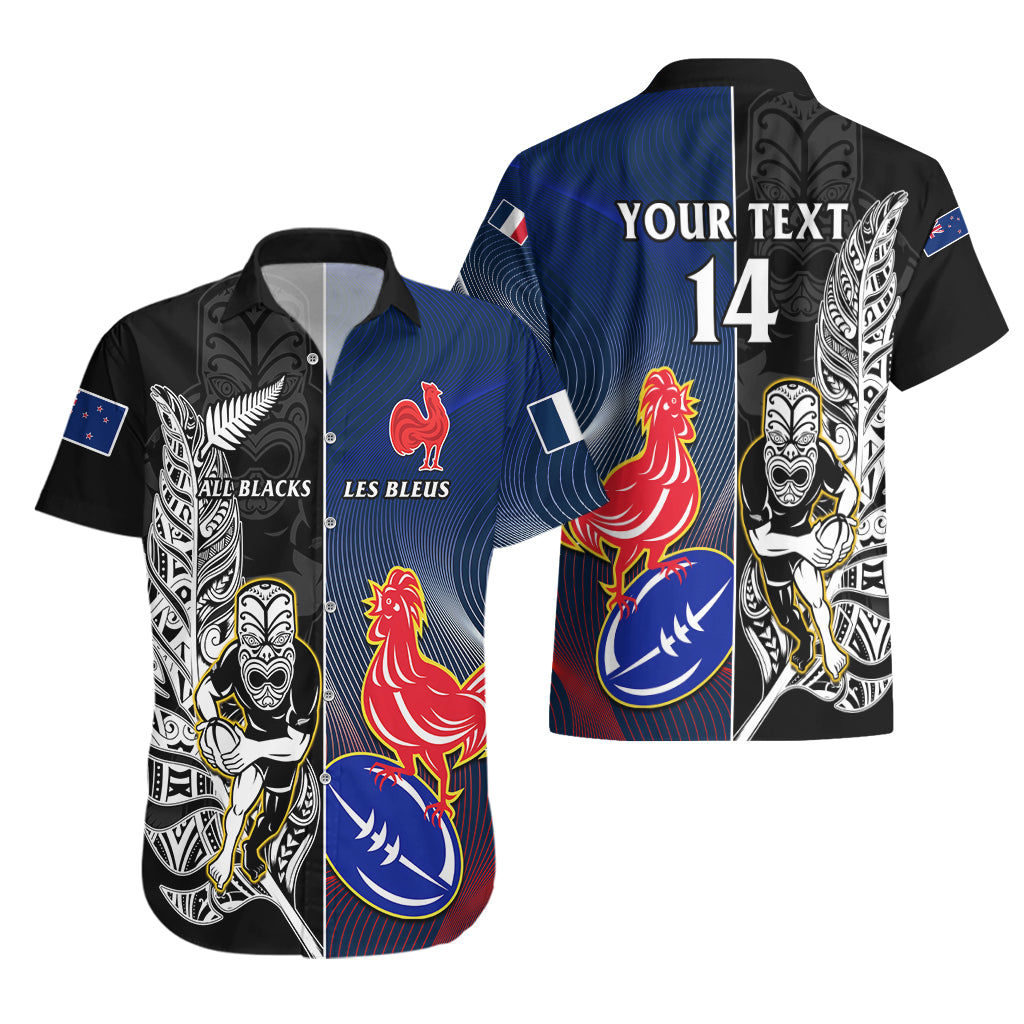 custom-new-zealand-and-france-rugby-hawaiian-shirt-all-black-with-les-bleus-together-2023-world-cup