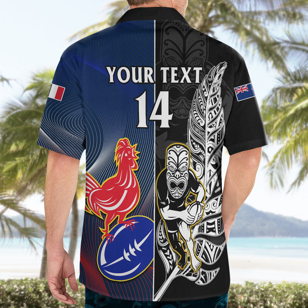 custom-new-zealand-and-france-rugby-hawaiian-shirt-all-black-with-les-bleus-together-2023-world-cup