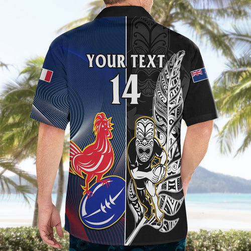 custom-new-zealand-and-france-rugby-hawaiian-shirt-all-black-with-les-bleus-together-2023-world-cup