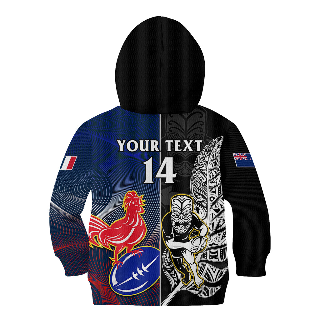 custom-new-zealand-and-france-rugby-kid-hoodie-all-black-with-les-bleus-together-2023-world-cup