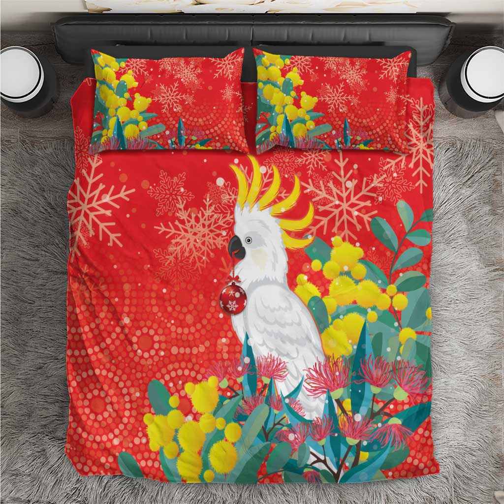Sulphur-crested Cockatoo Christmas Bedding Set Australia Gumtree With Golden Wattle