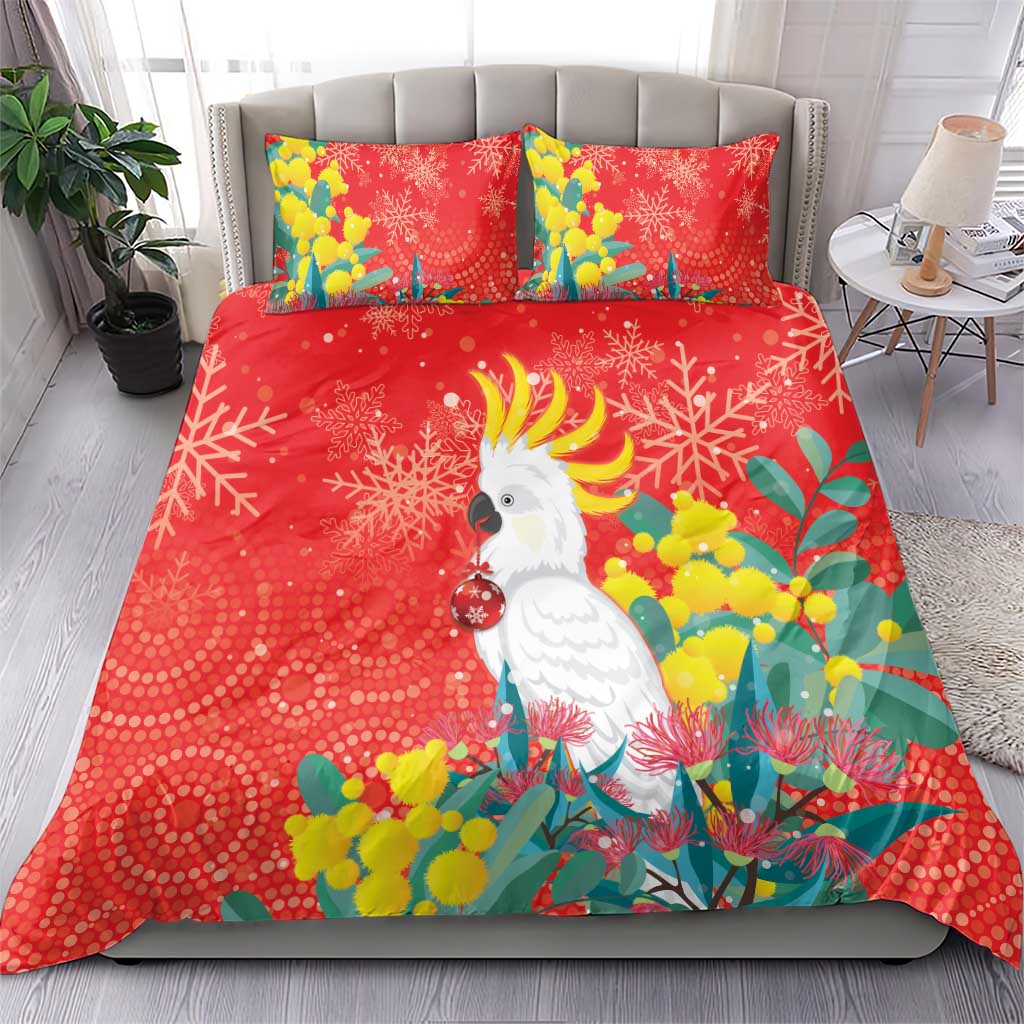 Sulphur-crested Cockatoo Christmas Bedding Set Australia Gumtree With Golden Wattle