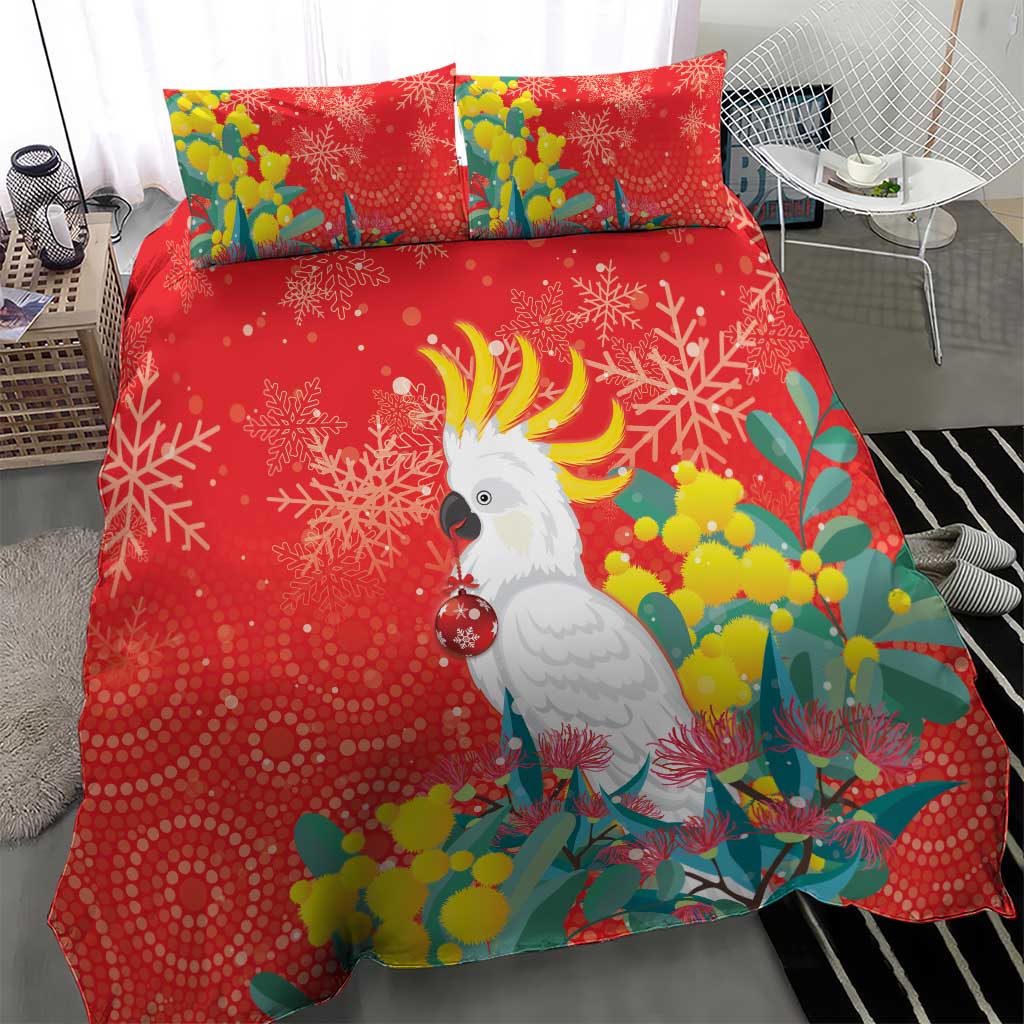 Sulphur-crested Cockatoo Christmas Bedding Set Australia Gumtree With Golden Wattle