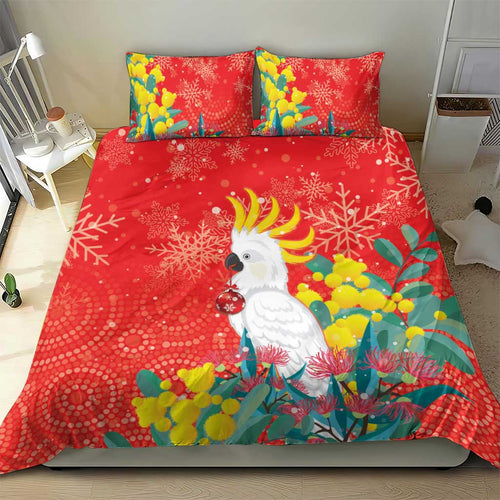 Sulphur-crested Cockatoo Christmas Bedding Set Australia Gumtree With Golden Wattle