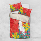 Sulphur-crested Cockatoo Christmas Bedding Set Australia Gumtree With Golden Wattle