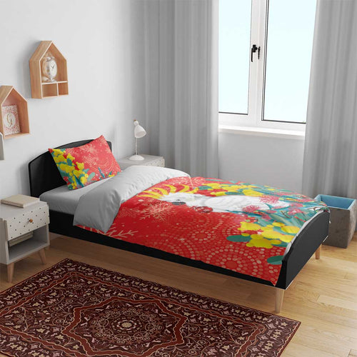 Sulphur-crested Cockatoo Christmas Bedding Set Australia Gumtree With Golden Wattle