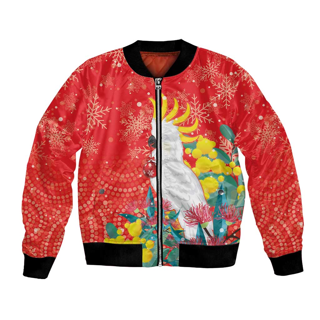 Sulphur-crested Cockatoo Christmas Bomber Jacket Australia Gumtree With Golden Wattle