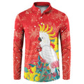 Sulphur-crested Cockatoo Christmas Button Sweatshirt Australia Gumtree With Golden Wattle