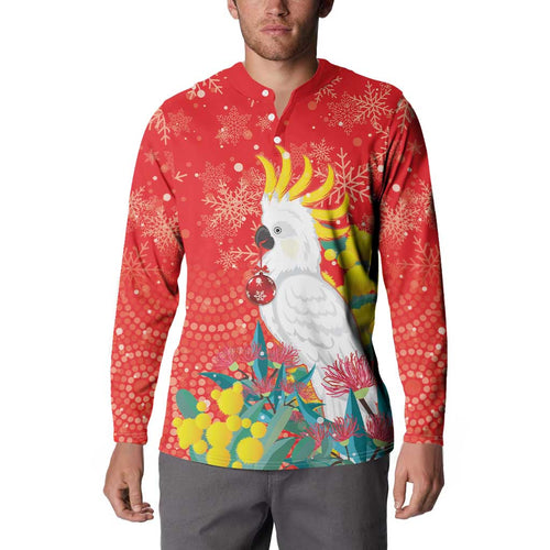 Sulphur-crested Cockatoo Christmas Button Sweatshirt Australia Gumtree With Golden Wattle