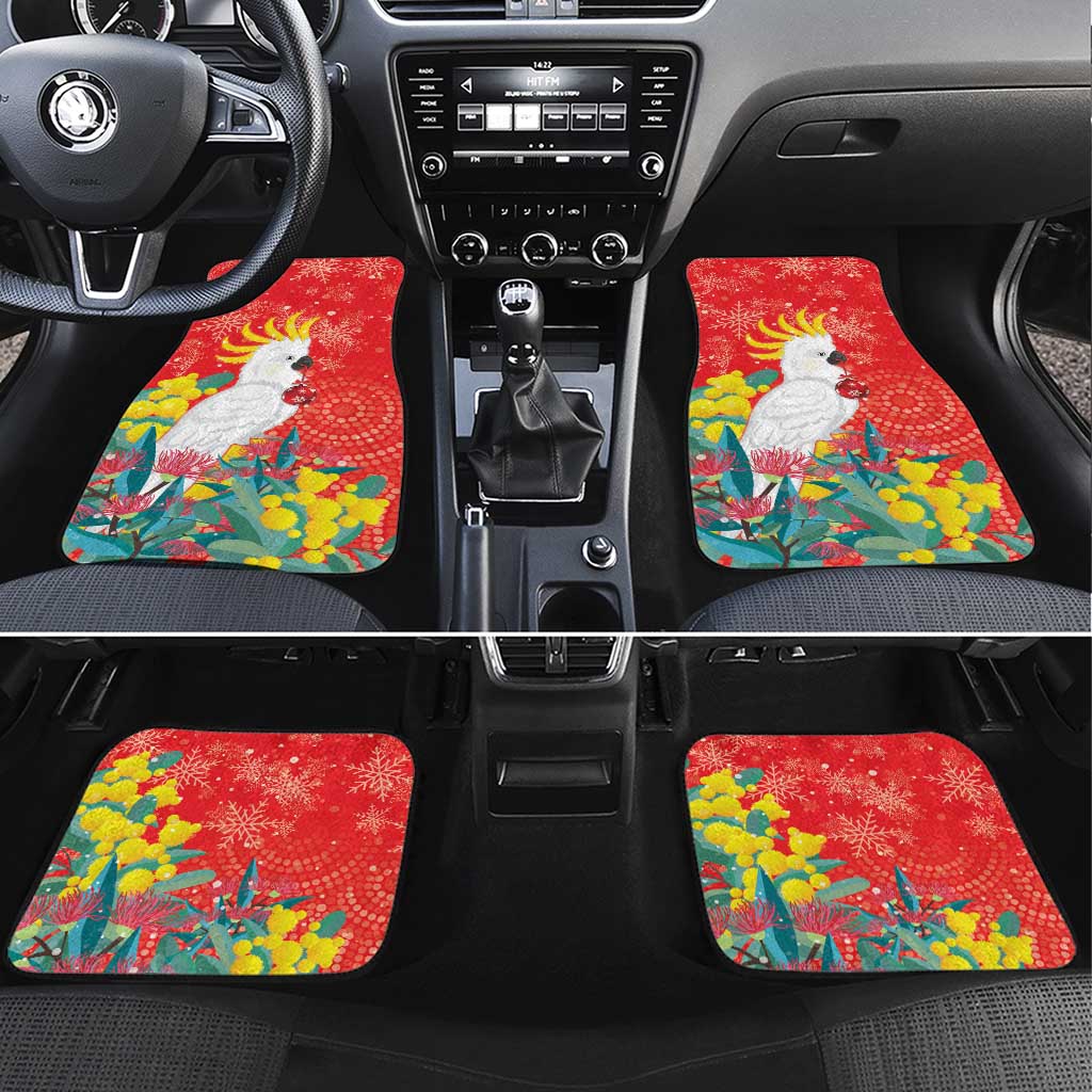 Sulphur-crested Cockatoo Christmas Car Mats Australia Gumtree With Golden Wattle
