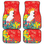 Sulphur-crested Cockatoo Christmas Car Mats Australia Gumtree With Golden Wattle