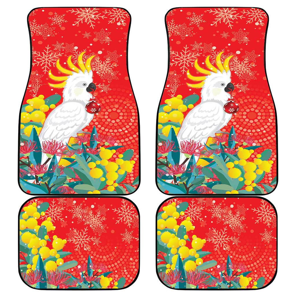 Sulphur-crested Cockatoo Christmas Car Mats Australia Gumtree With Golden Wattle