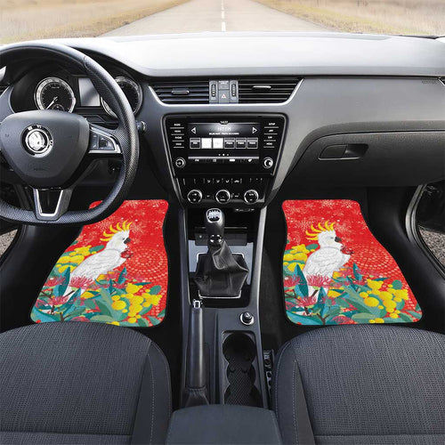 Sulphur-crested Cockatoo Christmas Car Mats Australia Gumtree With Golden Wattle