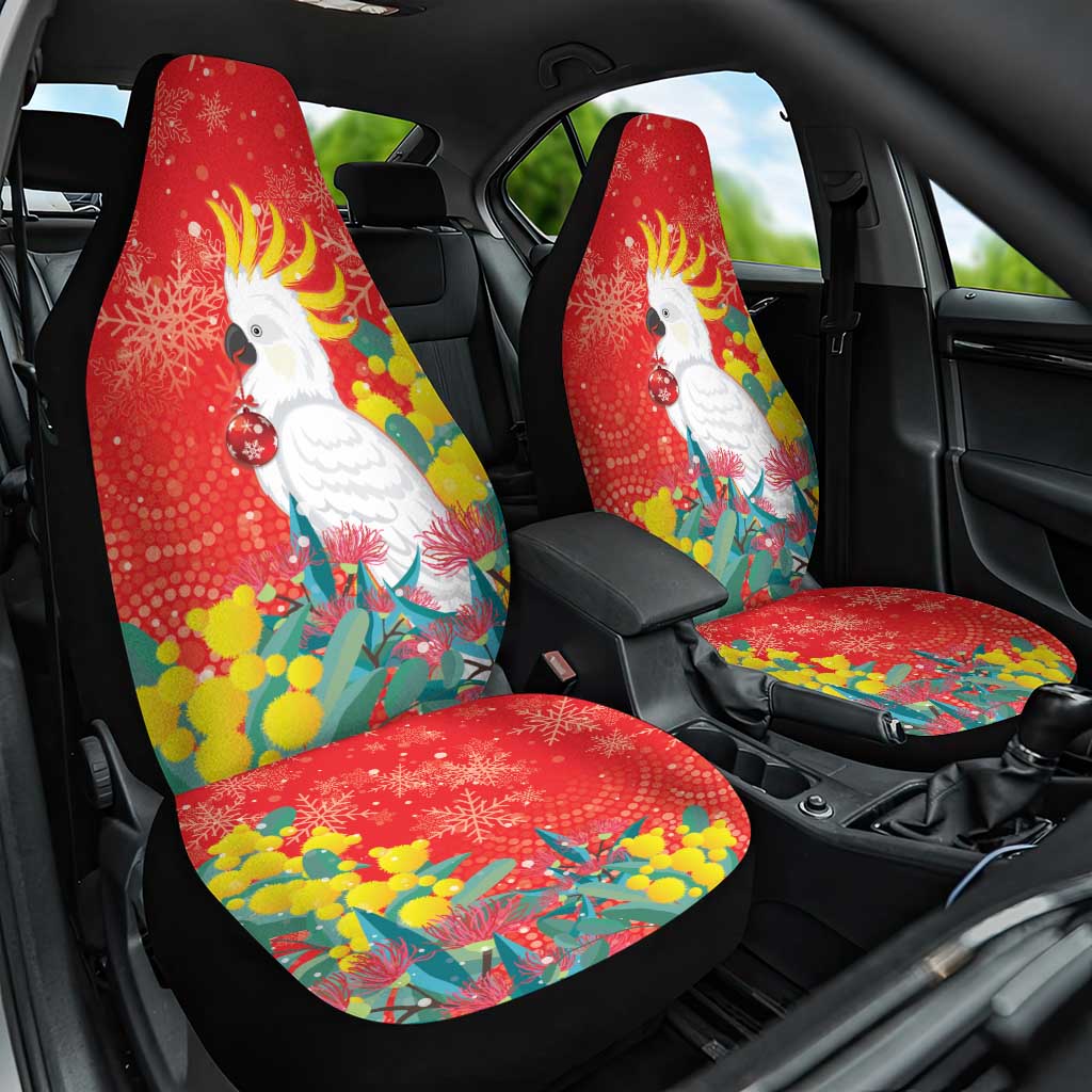 Sulphur-crested Cockatoo Christmas Car Seat Cover Australia Gumtree With Golden Wattle