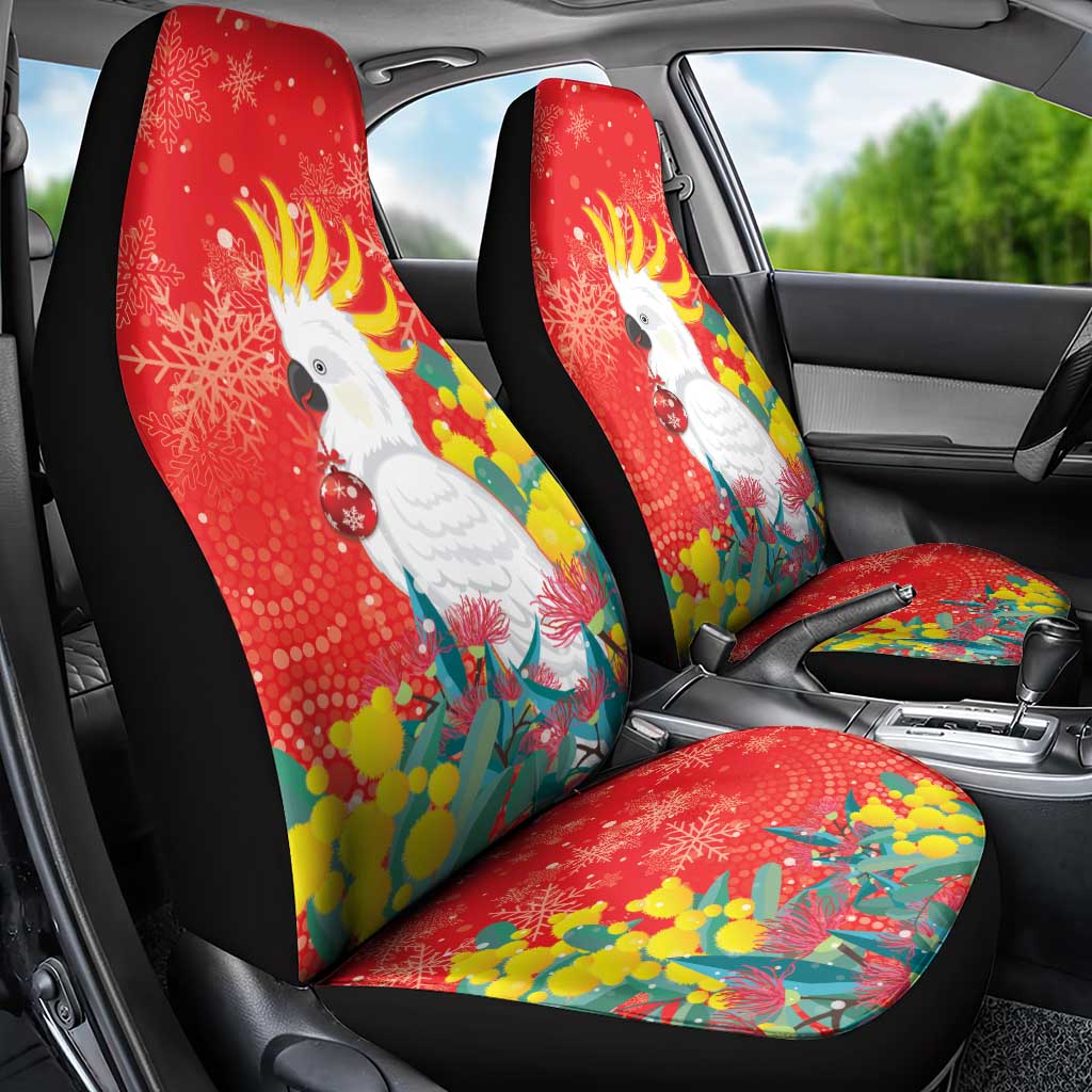 Sulphur-crested Cockatoo Christmas Car Seat Cover Australia Gumtree With Golden Wattle