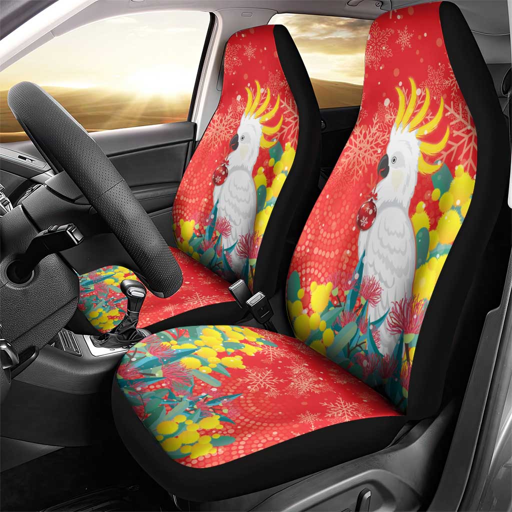 Sulphur-crested Cockatoo Christmas Car Seat Cover Australia Gumtree With Golden Wattle