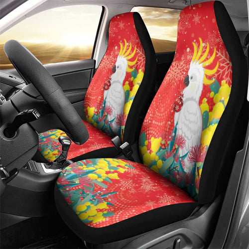 Sulphur-crested Cockatoo Christmas Car Seat Cover Australia Gumtree With Golden Wattle