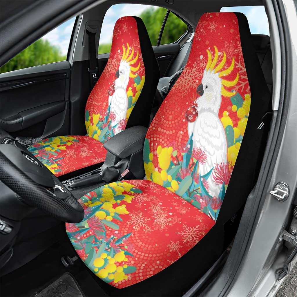 Sulphur-crested Cockatoo Christmas Car Seat Cover Australia Gumtree With Golden Wattle