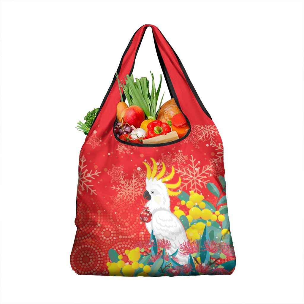 Sulphur-crested Cockatoo Christmas Grocery Bag Australia Gumtree With Golden Wattle