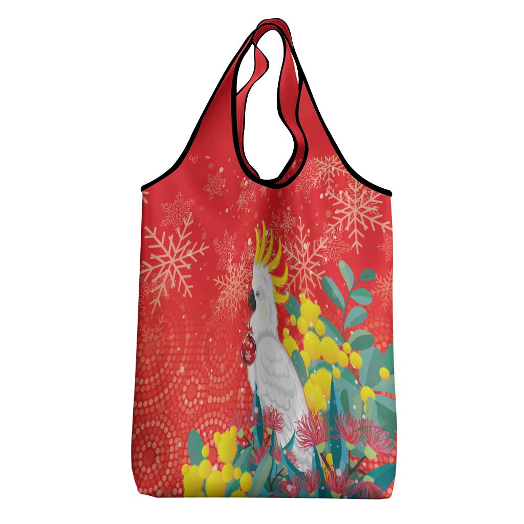 Sulphur-crested Cockatoo Christmas Grocery Bag Australia Gumtree With Golden Wattle