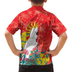Sulphur-crested Cockatoo Christmas Hawaiian Shirt Australia Gumtree With Golden Wattle