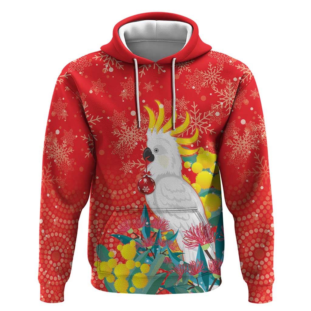 Sulphur-crested Cockatoo Christmas Hoodie Australia Gumtree With Golden Wattle