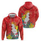 Sulphur-crested Cockatoo Christmas Hoodie Australia Gumtree With Golden Wattle