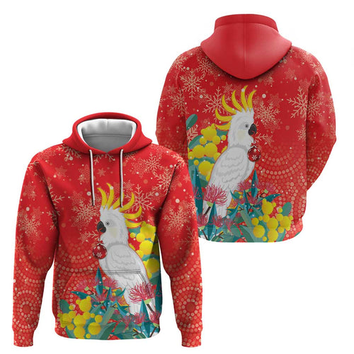 Sulphur-crested Cockatoo Christmas Hoodie Australia Gumtree With Golden Wattle
