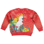 Sulphur-crested Cockatoo Christmas Kid Ugly Christmas Sweater Australia Gumtree With Golden Wattle