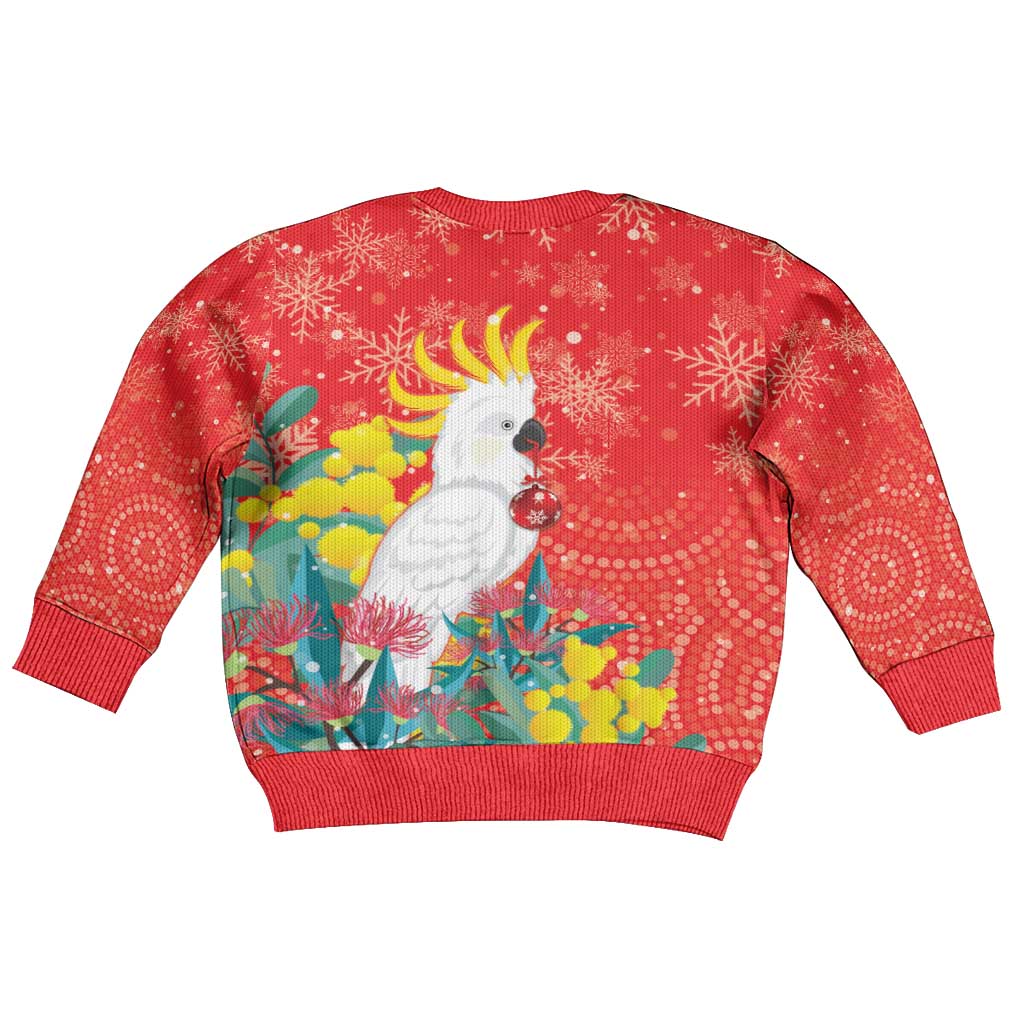 Sulphur-crested Cockatoo Christmas Kid Ugly Christmas Sweater Australia Gumtree With Golden Wattle