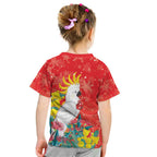Sulphur-crested Cockatoo Christmas Kid T Shirt Australia Gumtree With Golden Wattle