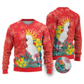 Sulphur-crested Cockatoo Christmas Ugly Christmas Sweater Australia Gumtree With Golden Wattle
