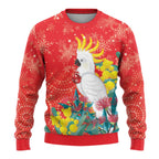 Sulphur-crested Cockatoo Christmas Ugly Christmas Sweater Australia Gumtree With Golden Wattle