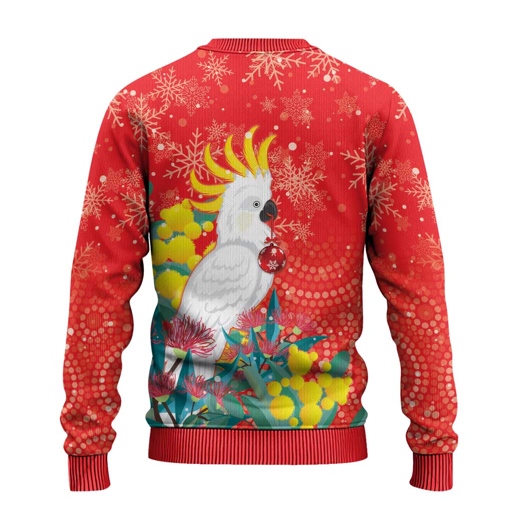 Sulphur-crested Cockatoo Christmas Ugly Christmas Sweater Australia Gumtree With Golden Wattle