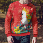 Sulphur-crested Cockatoo Christmas Ugly Christmas Sweater Australia Gumtree With Golden Wattle