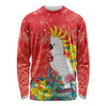 Sulphur-crested Cockatoo Christmas Long Sleeve Shirt Australia Gumtree With Golden Wattle
