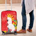 Sulphur-crested Cockatoo Christmas Luggage Cover Australia Gumtree With Golden Wattle