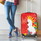 Sulphur-crested Cockatoo Christmas Luggage Cover Australia Gumtree With Golden Wattle
